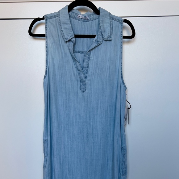 Dex Dresses & Skirts - Light Blue Sleeveless Denim Dress